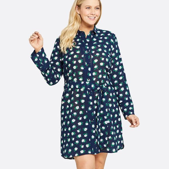 Draper James Other - Draper James Lands End Magnolia Shirt Coverup